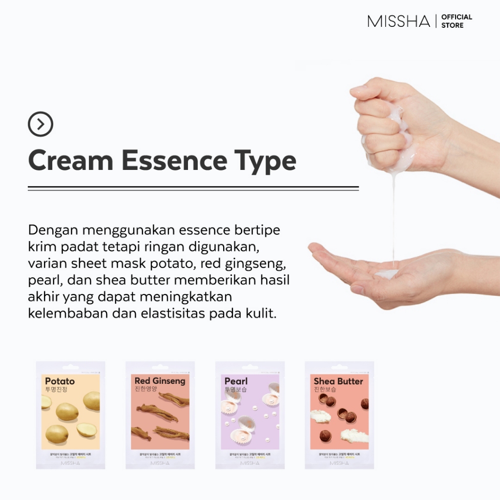 Able C&C MISSHA Airy Fit Sheet Mask Pearl