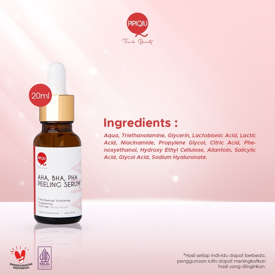 Javinci Berkat Kreatif Sentosa Pipiqiu AHA, BHA, PHA Peeling Serum