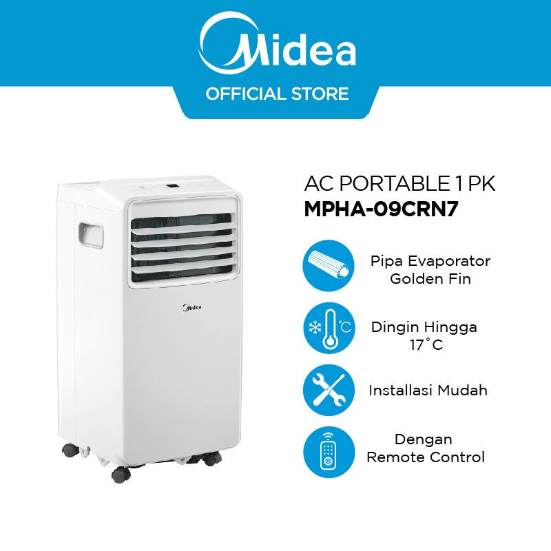 Midea Midea AC Portable 1 PK Compact Size MPHA-09CRN7