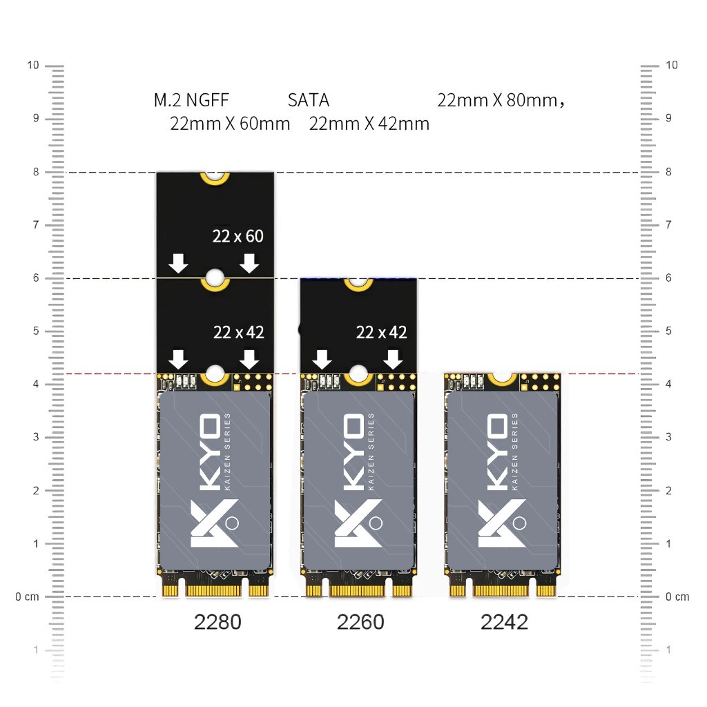 Adiraja Teknologi Nusantara KYO Kaizen SSD M.2 SATA NGFF 128GB
