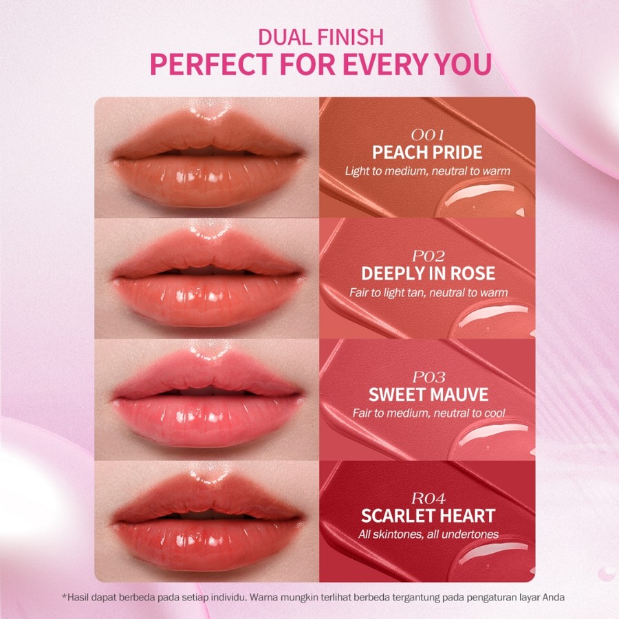 HEBE Beauty Style Barenbliss Multiverse of Me Dual Lip Cream (O01 Peach Pride)