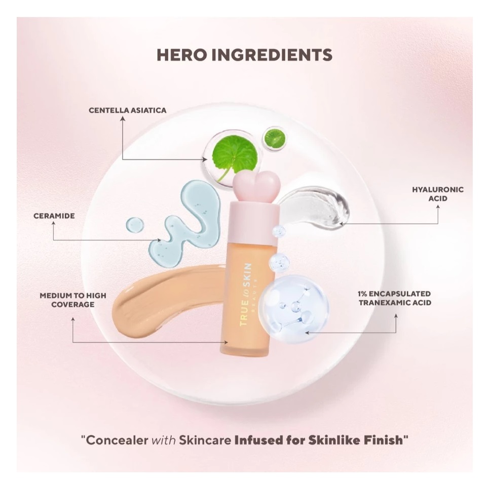 Triniti Tunggal Abadi True to Skin Skinlike Cover Serum Concealer Biscoff