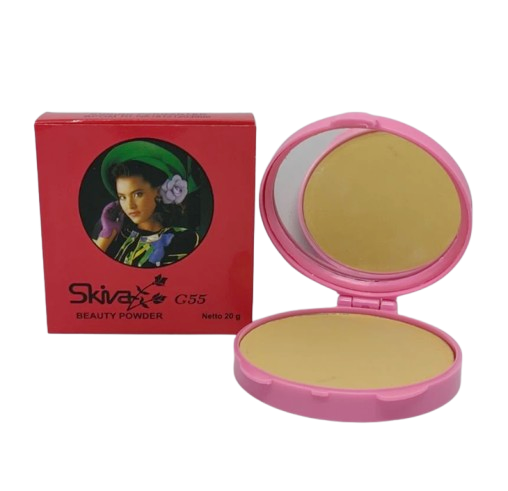 Skiva Compact Beauty Powder G55 4B Kuning Pengantin