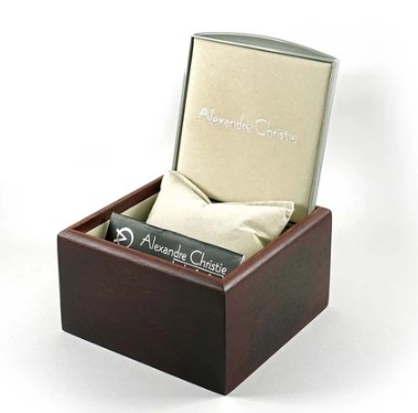 Alexandre Christie Jam Tangan Wanita - Black Rose Gold ACF8410 LHBBRBA