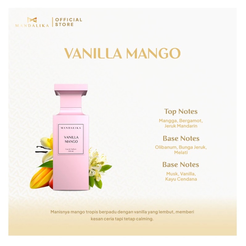 Mandalika Perfume Vanilla Mango EDP 4