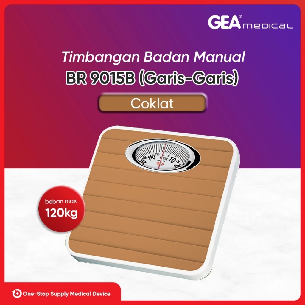 GEA Timbangan Bathroom Scale Deluxe BR 9015B