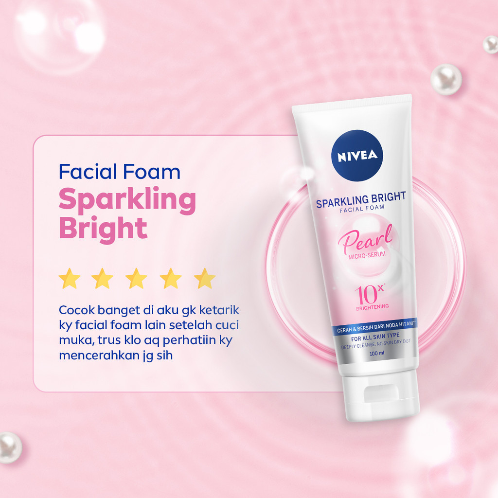 NIVEA Sparkling Bright Facial Foam 