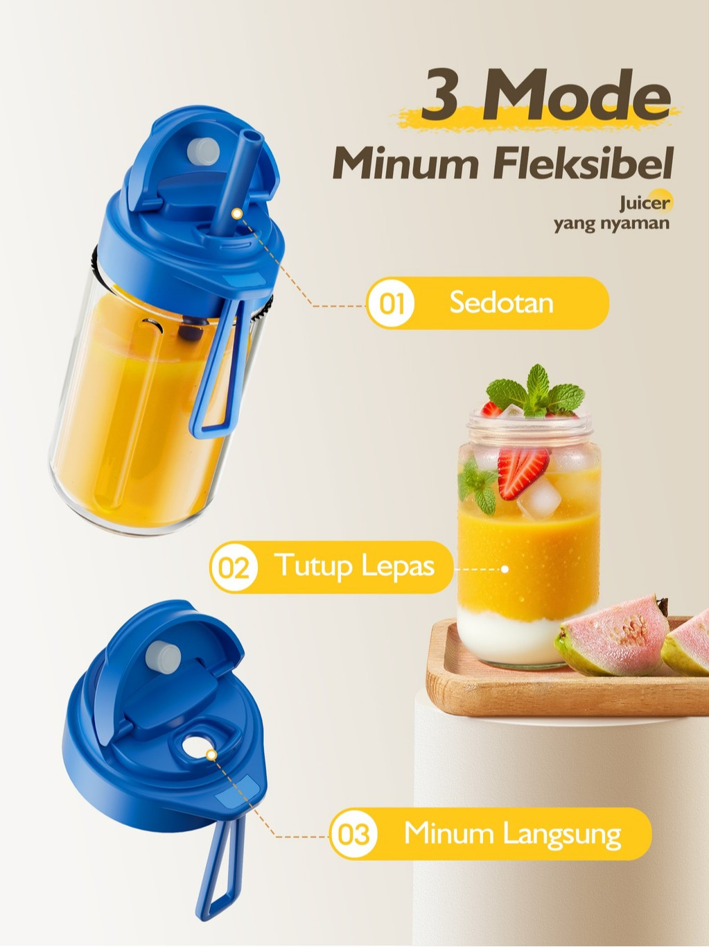 Dachin Etech Global  ecentio Juicer Portable Mini Blender