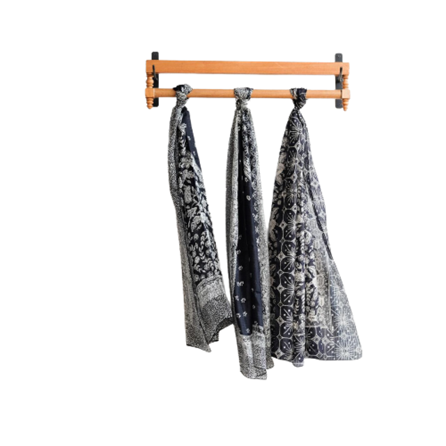 Scarf Batik Sutra Motif Bunga P/s