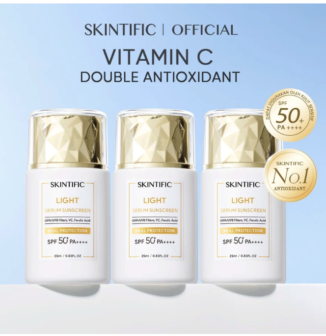 SKINTIFIC Cosmetics SKINTIFIC Light Serum Brightening Sunscreen SPF 50+ PA ++++