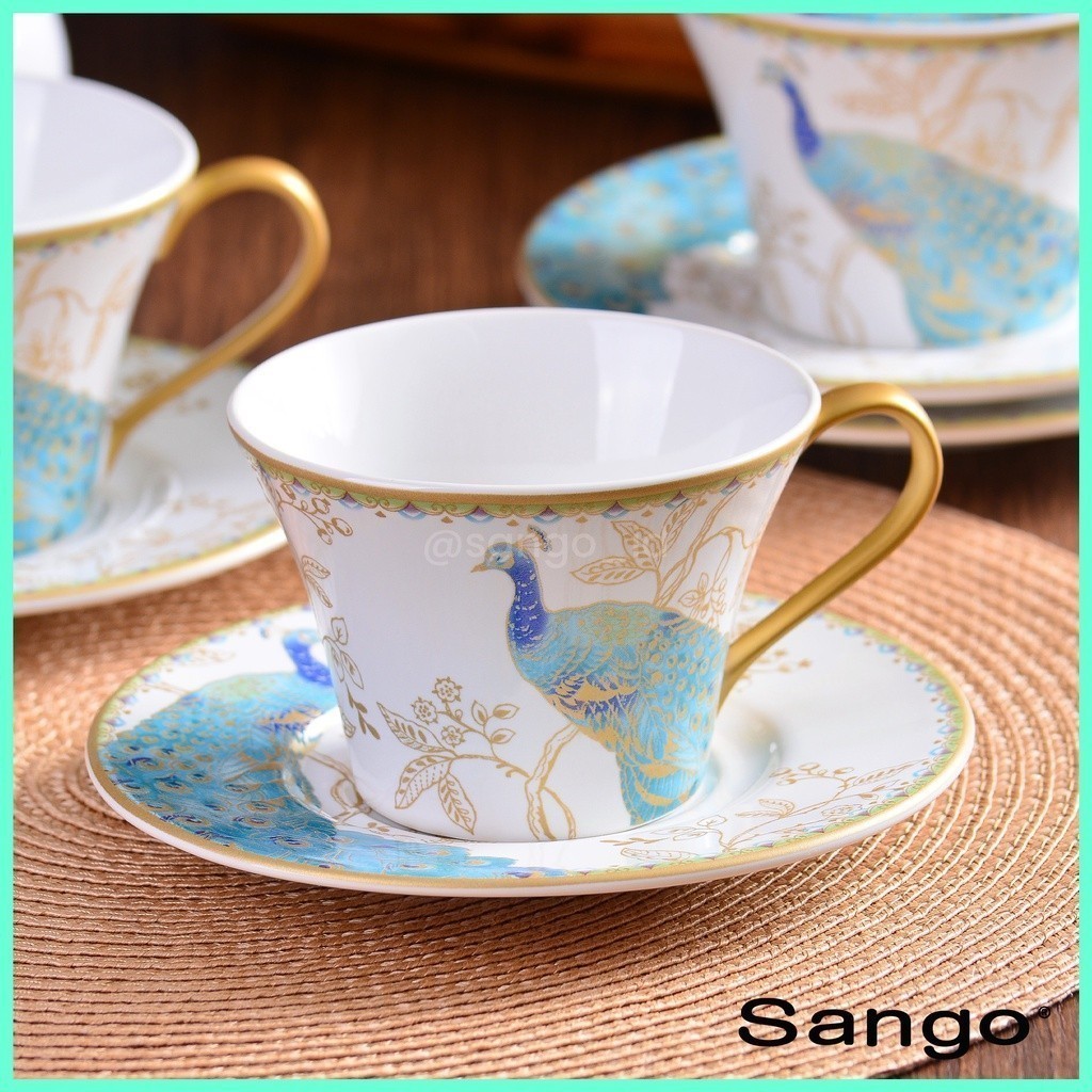 Sango Ceramics Indonesia Sango Set Cangkir Peacock Garden (Rak B)