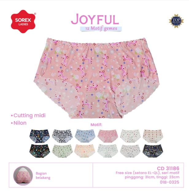 Prakarsa Jaya Sentosa Sorex Celana Dalam Midi Seamless  31186