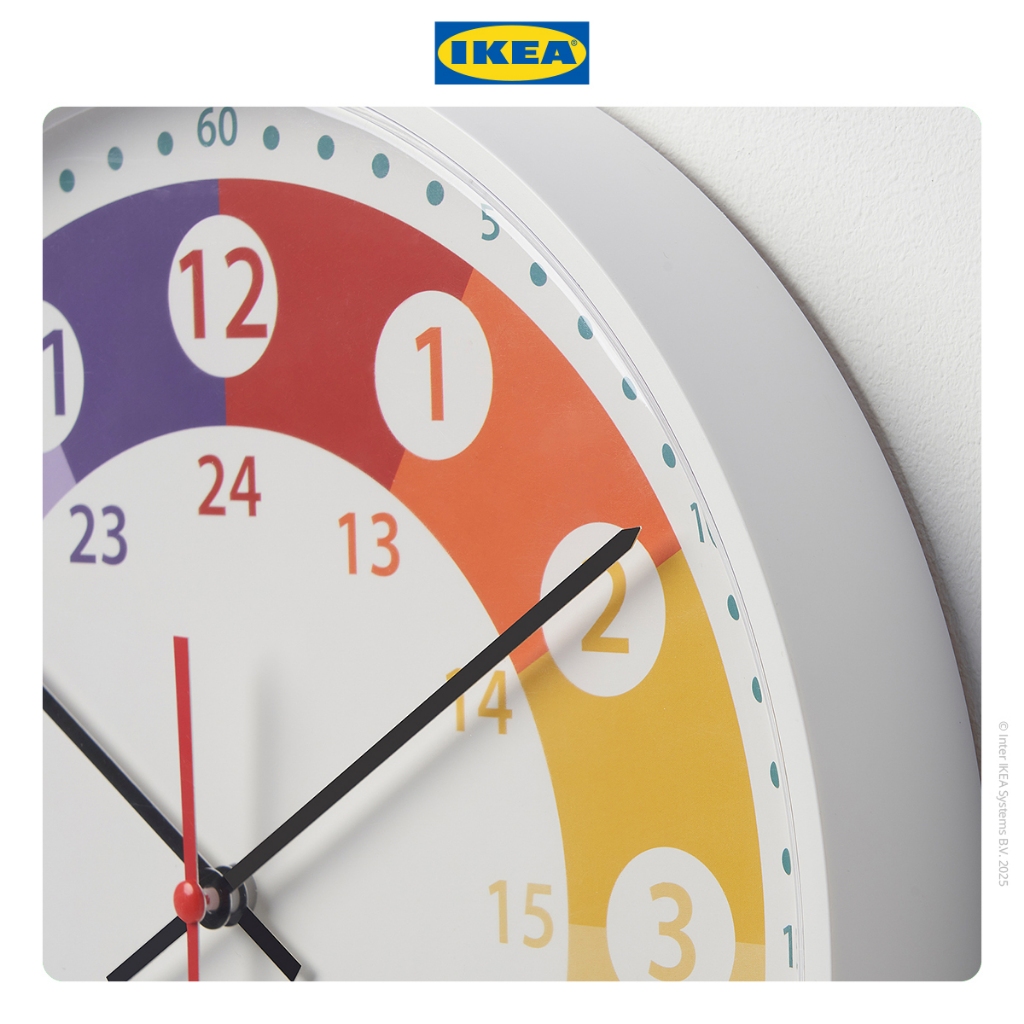 IKEA KORVTRÄD Wall Clock Multicolor