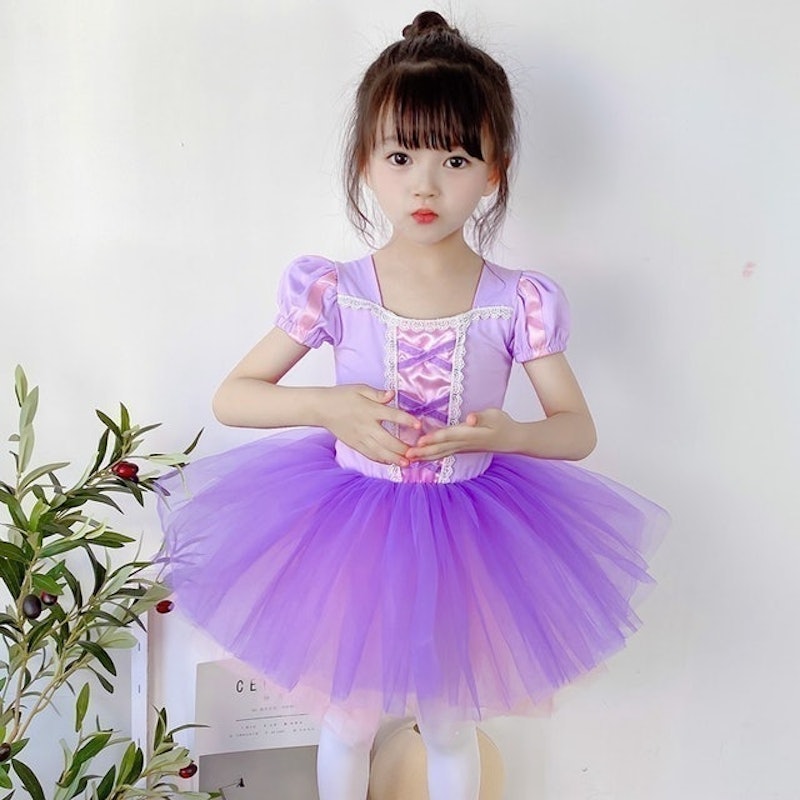 Baju balet Kostum Ballet Putri Princess RAPUNZEL 4