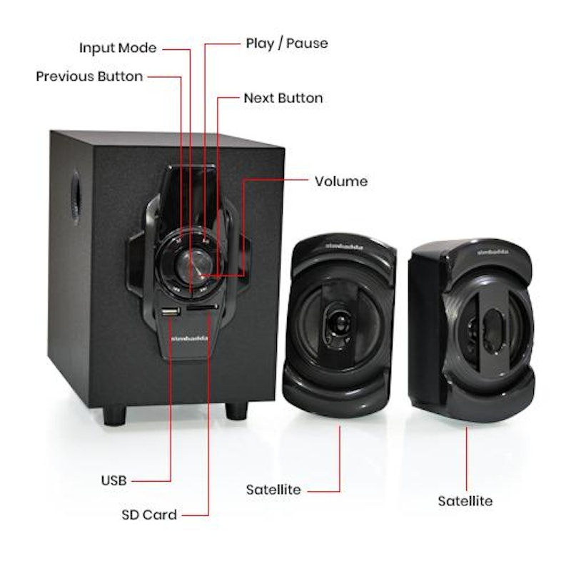 Simbadda Multimedia Speaker CST 2100N+