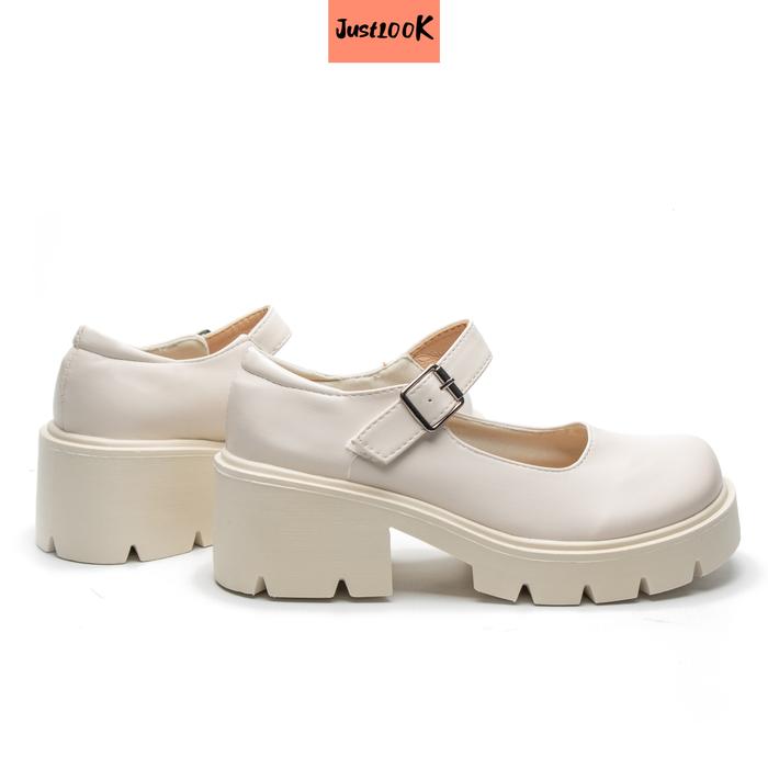 Jalle Niaga Global JustLook Jeongyeon Sepatu Docmart Wanita 