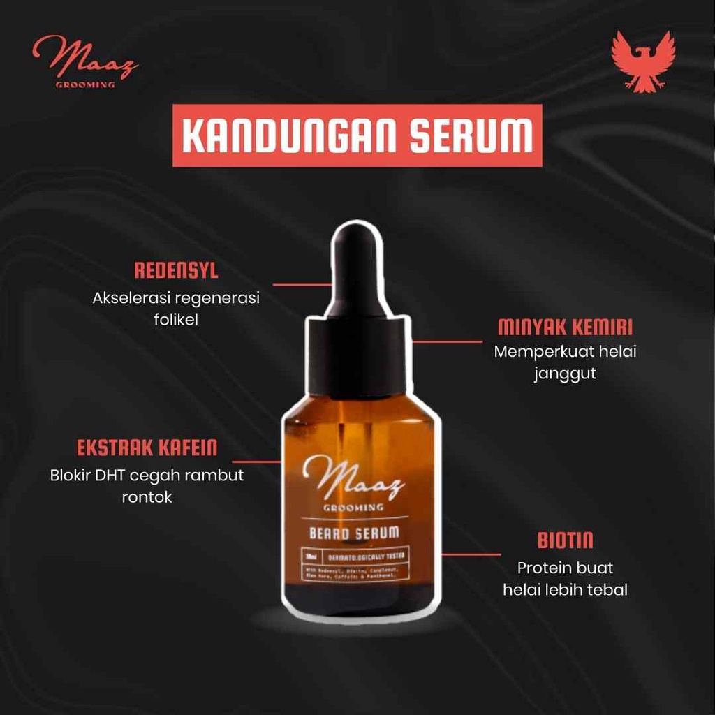 Bro Brewok Indonesia  Maaz Grooming Beard Serum
