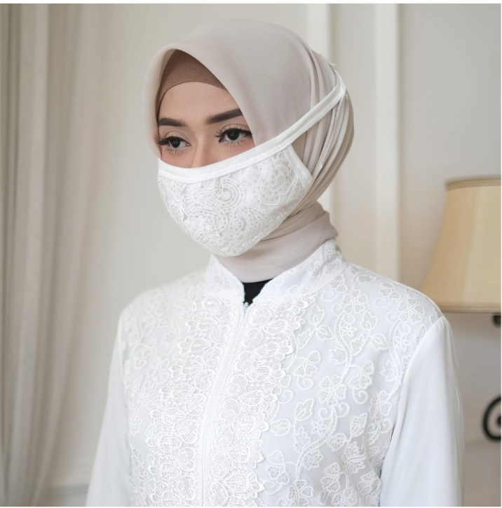 3Ply Masker Kain Brokat 2