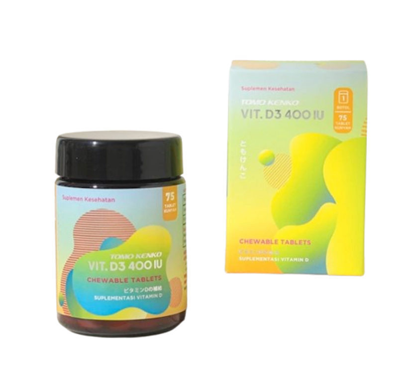 Tomo Kenko D3 400 IU Chewable Tablets 1