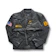 ARFACLOTH Black Collar Biker Jacket Cobain 1