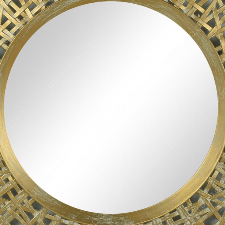 Informa Hiasan Dinding Cermin Emas K08 Gold