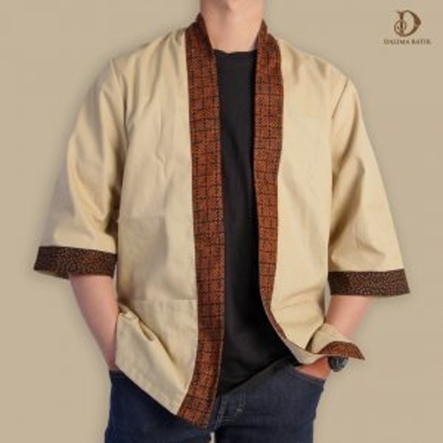 Outer Batik Pria Modern 2