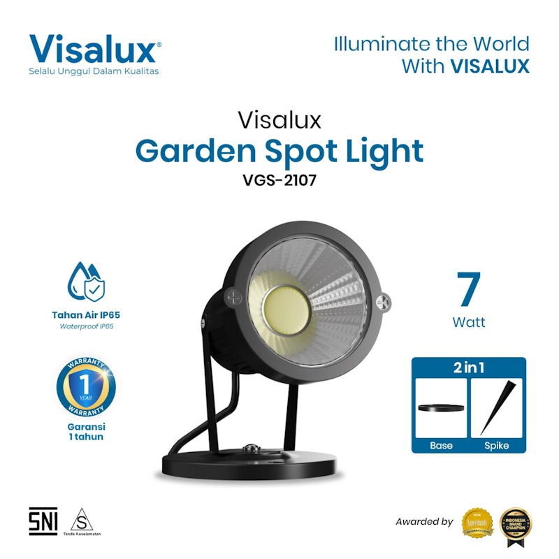 Visalux Garden Spot Light 2in1 5