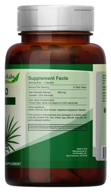 Nutrilabs  Saw Palmetto 500 mg