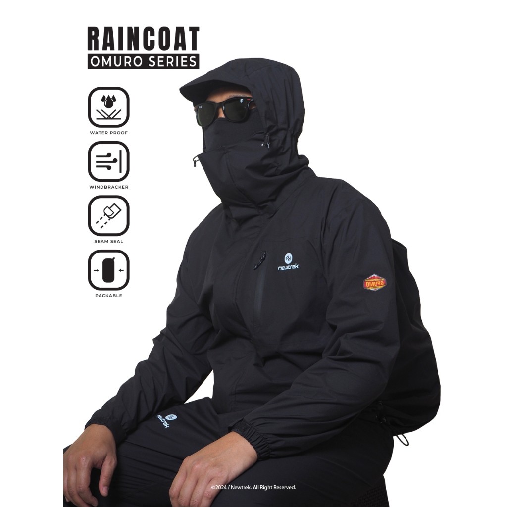  Newtrek Raincoat Gorpcore Omuro Series