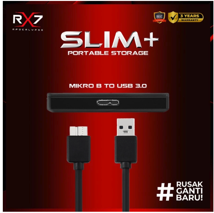 Team Group RX7 Apocalypse Slim+ Portable Storage 1TB 