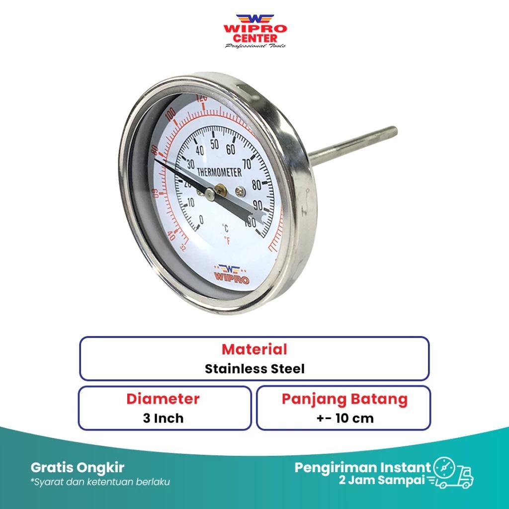  Wipro Thermometer Payung 3" 