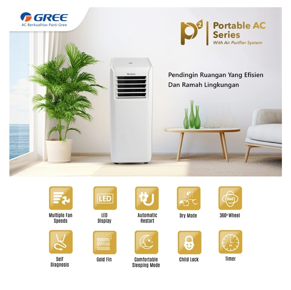 Gree Electric Appliances Indonesia GREE Portable AC GPC-05P2