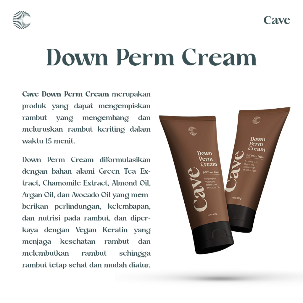 Cave Down Perm Cream 3