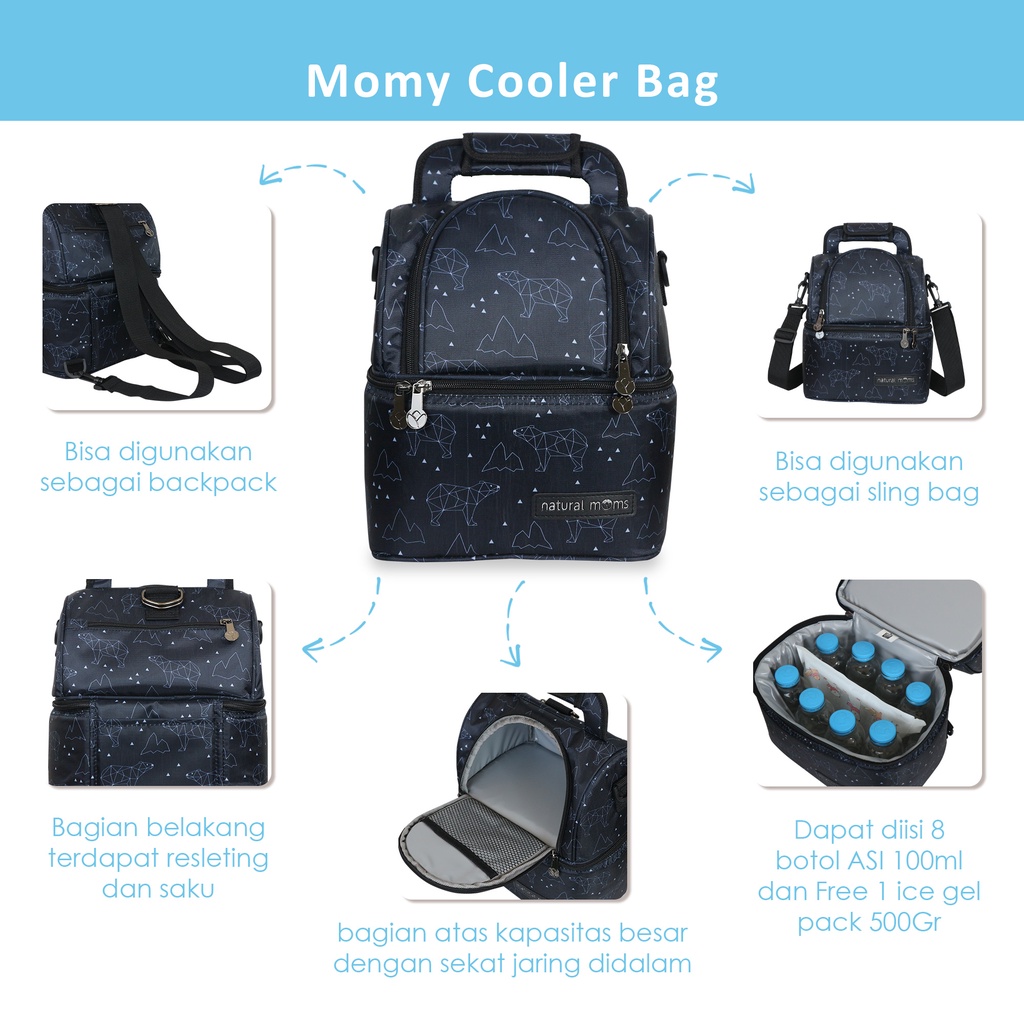  Natural Moms Momy Cooler Bag