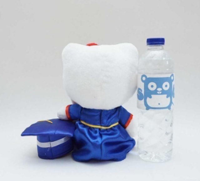 Boneka Hello Kitty Wisuda Toga Biru 4