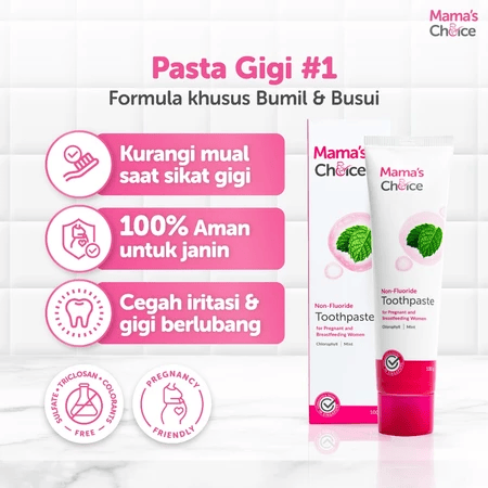 Mamac Distribusi Indo Mama’s Choice Non-Fluoride Toothpaste 