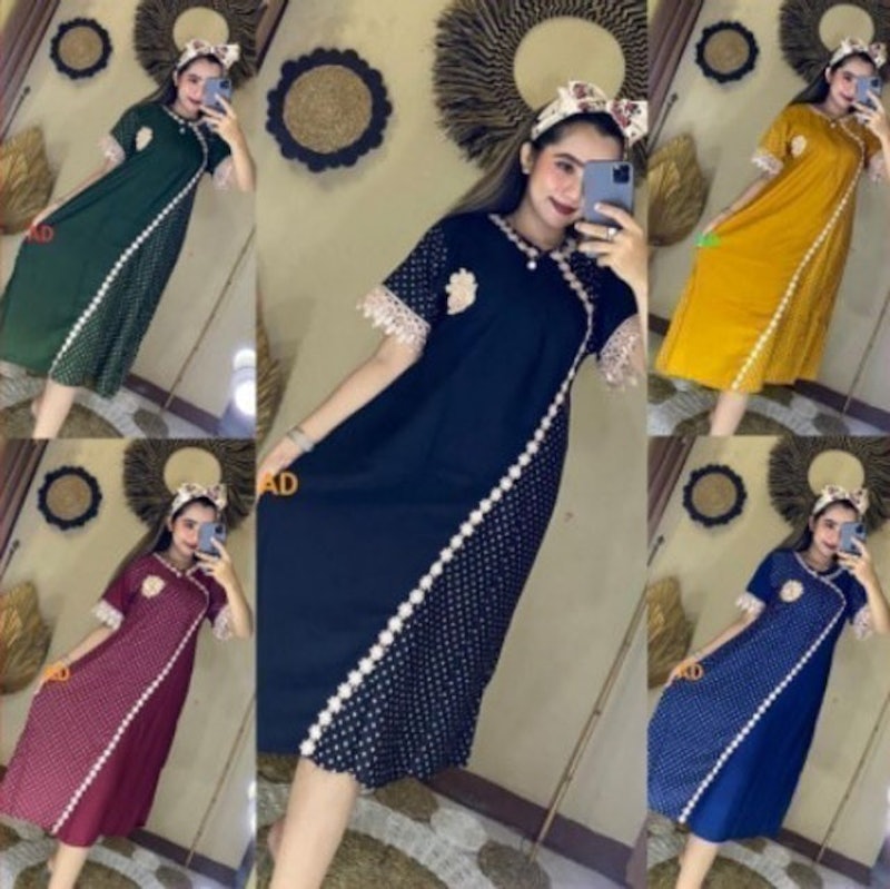 Daster Arab Renda Syifa Kembang Ceplok 1