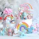 null Hiasan Kue Unicorn Set 1
