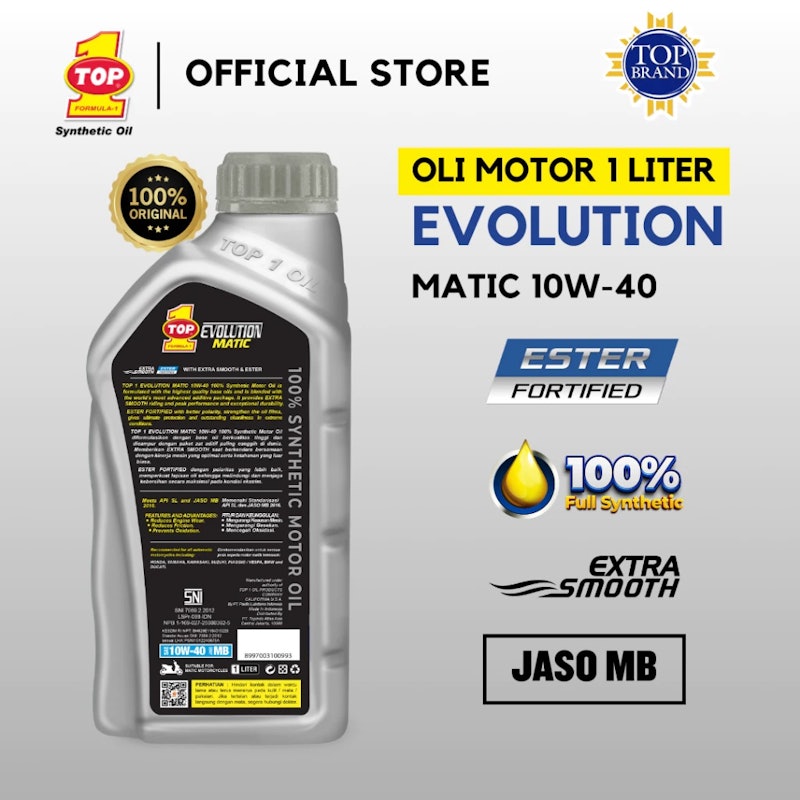 Top 1 Evolution Matic SAE 10W-40 1L 4