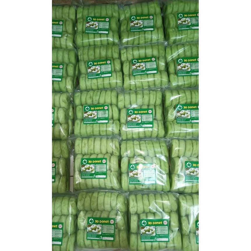 3D Donat Donat Pandan - Frozen
