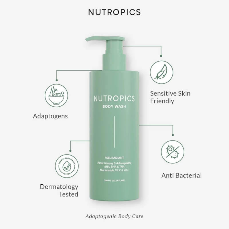 Nutropics Feel Radiant Body Wash 3