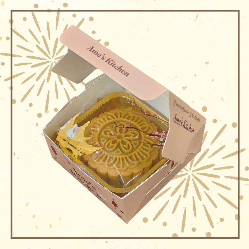 Ame Lim Single Mooncake Besar Isian Telur Asin 4