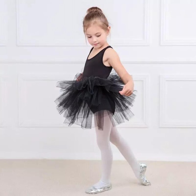 Setelan Baju Ballet Anak Rok Tutu Fluffy Dress + FREE Stocking 3