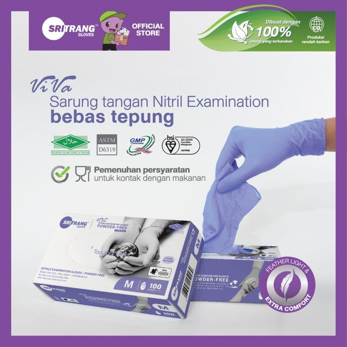 Sri Trang Gloves Public Company Limited SRITRANG™ Nitrile Examination Gloves Powder-Free