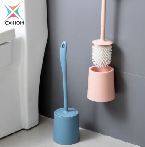 Oxihom  Sikat WC Silikon Gantung Pembersih Toilet Brush B3900