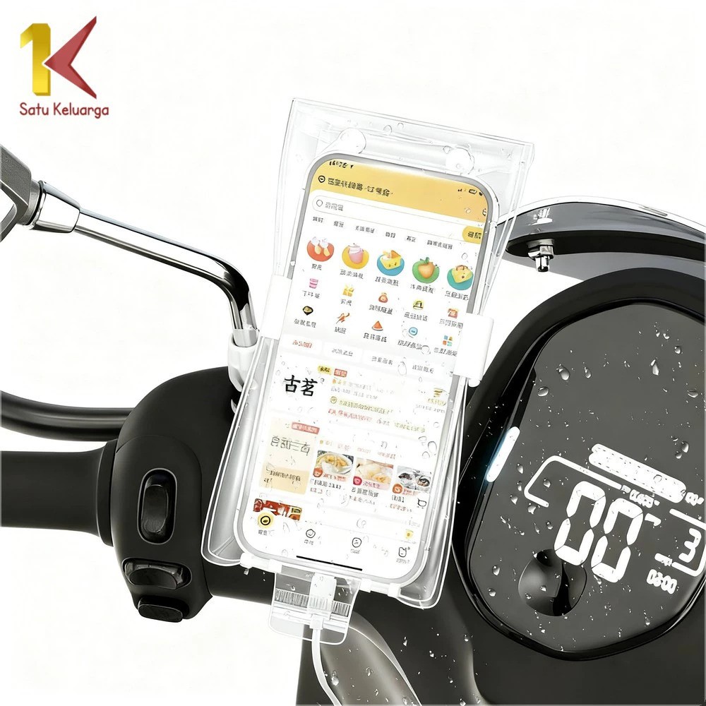 Satu Keluarga 1K Cover Handphone Motor Anti Air C1376
