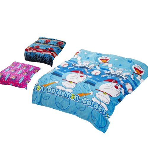 Orange Selimut Motif Karakter