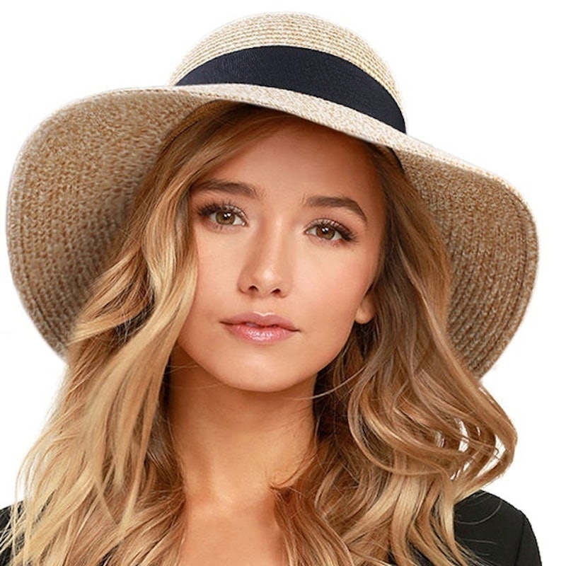 Women Summer Straw Beach Sun Hat Wide Ribbon 4