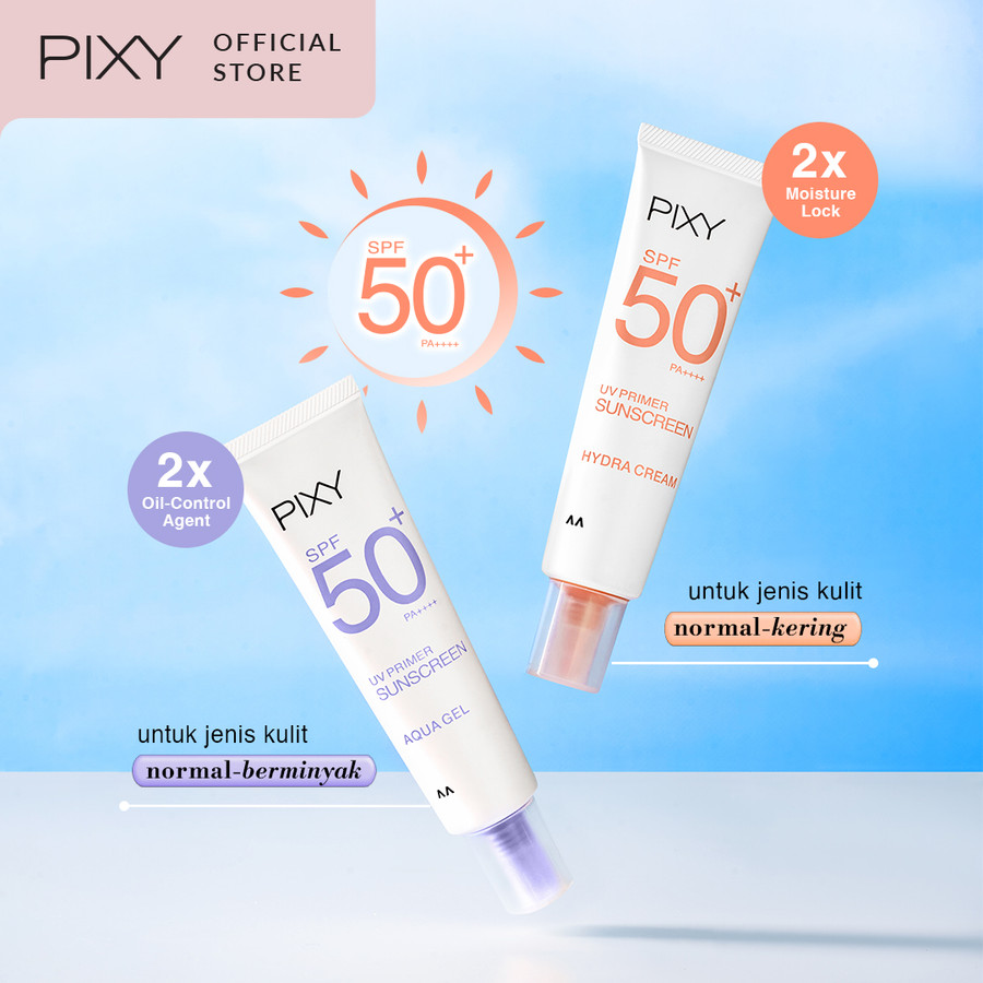 Mandom Indonesia PIXY UV Primer Sunscreen Hydra Cream SPF 50+ PA+++