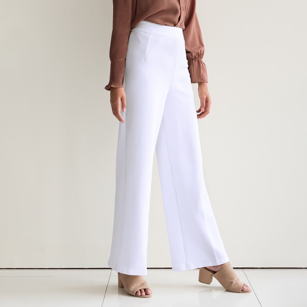  HaymeeIDN Celana Kulot Highwaist Wanita